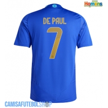 Camisa de time de futebol Argentina Rodrigo De Paul #7 Replicas 2º Equipamento Copa America 2024 Manga Curta